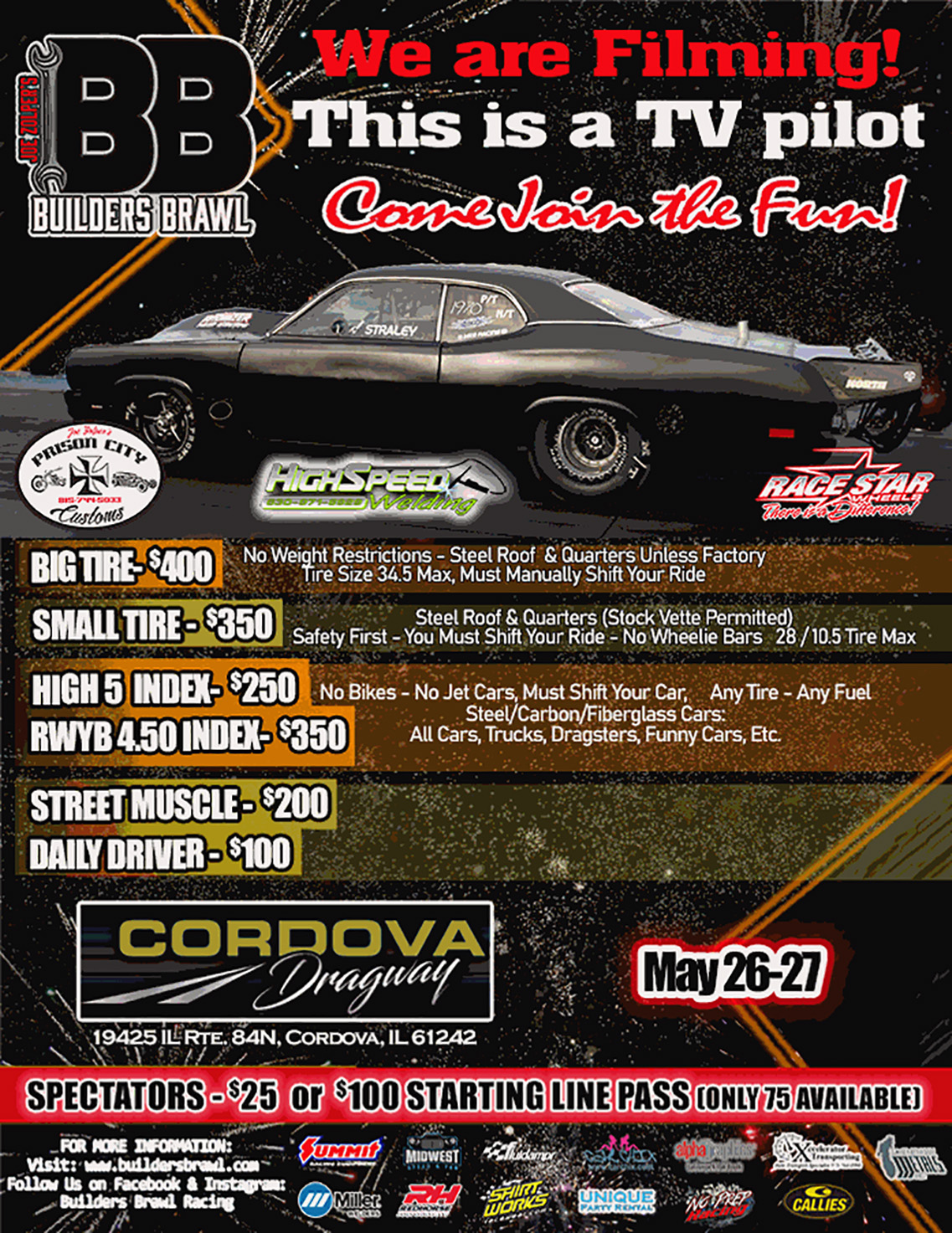 Cordova Dragway 2025 Schedule - Robin Ammamaria